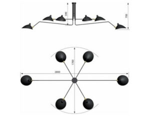 SERGE MOUILLE - CEILING 6