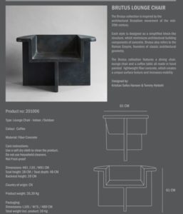 BRUTUS LOUNGEFÅTÖLJ