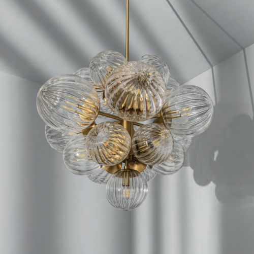 Taklampa Nova Klarglas